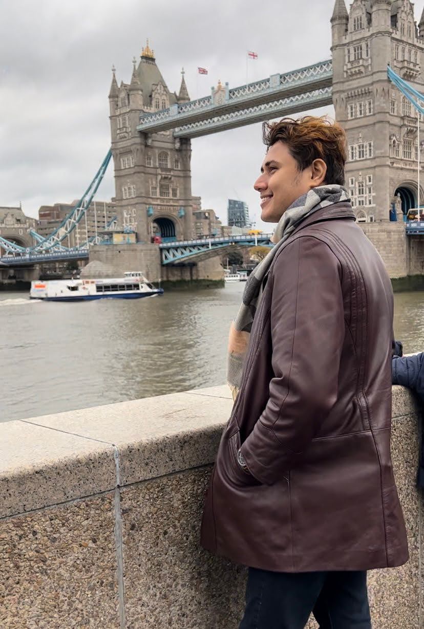 Subham, partner at Writing Rodgers Solution, at Tower Bridge London